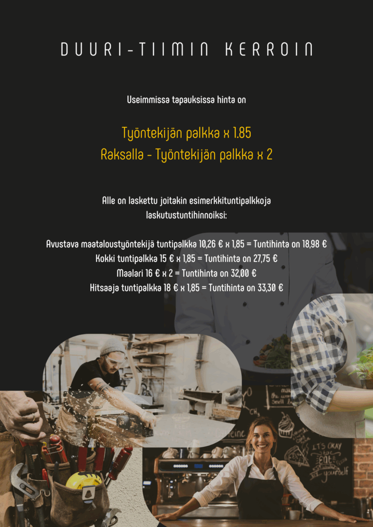 hinnasto henkilöstövuokraus