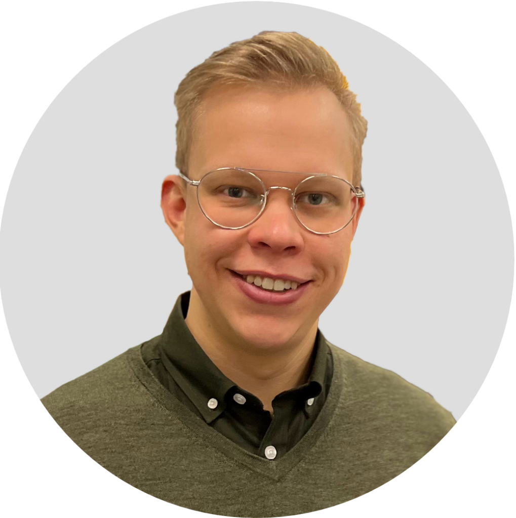 Samuel Alhaisen kuva, joka on yrityksen omistaja ja toimitusjohtaja.